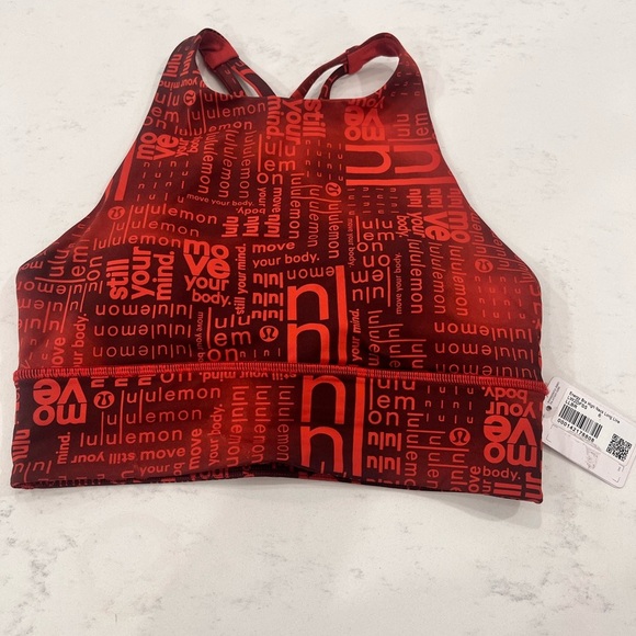 lululemon athletica Red Graphic Sports Bra - Picture 6 of 6